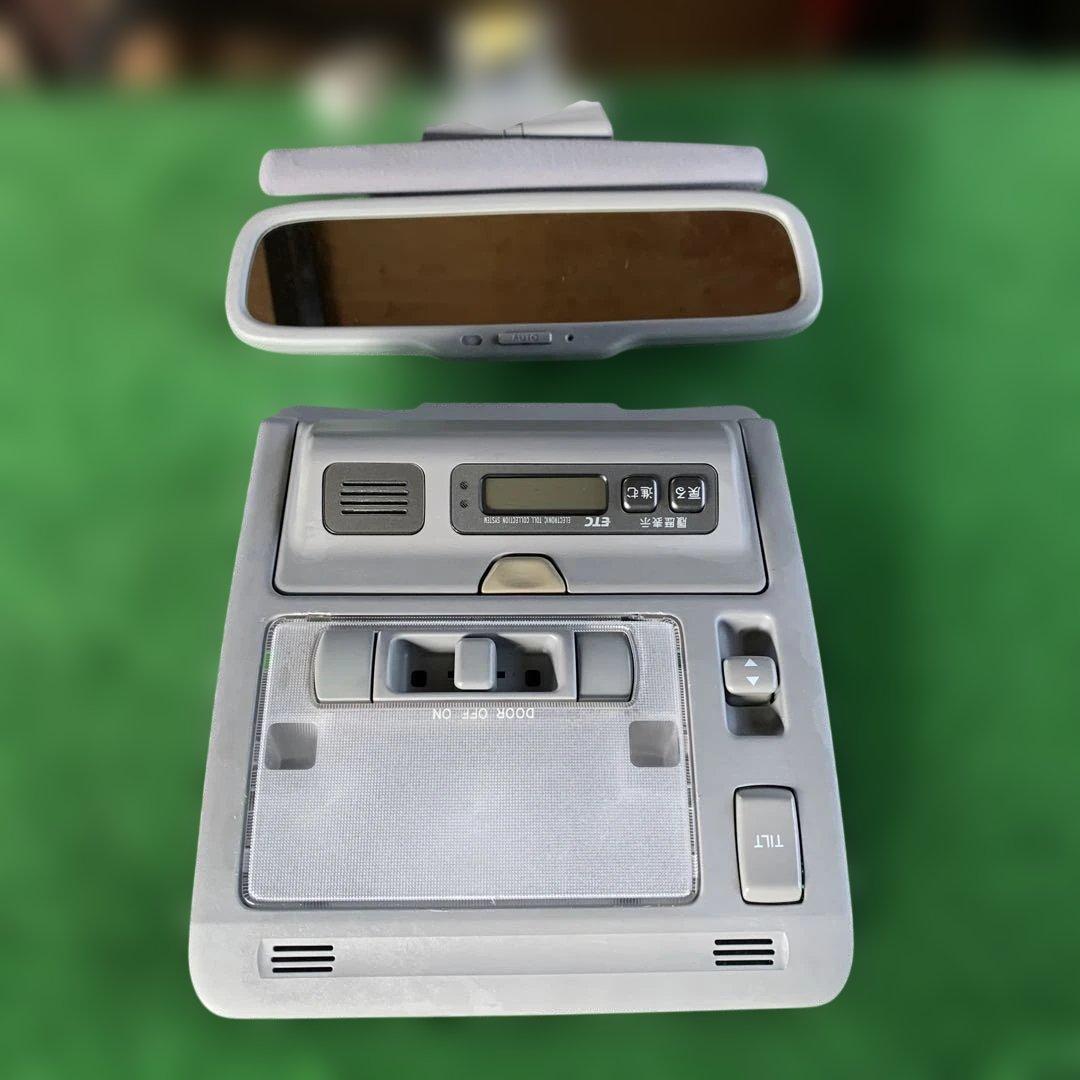 トヨタ　セルシオ30 後期　純正バックミラー&純正ETC本体セット　中古品