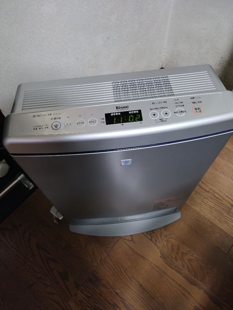 Rinnai ガスファンヒーター RC-J5801ACP 都市ガス ホース付