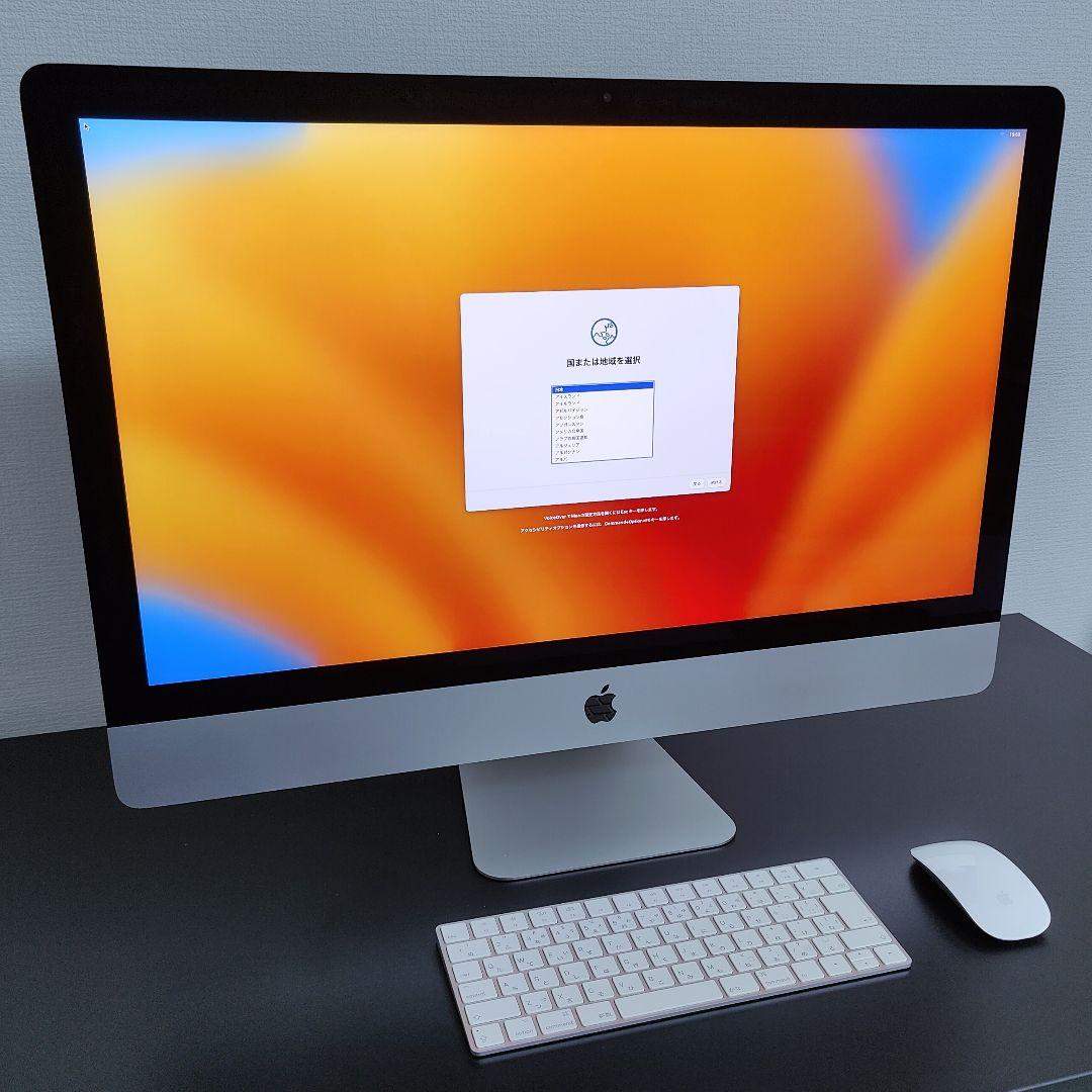 Apple iMac 27インチ 5K (2017) 40GB増・美品 元箱付