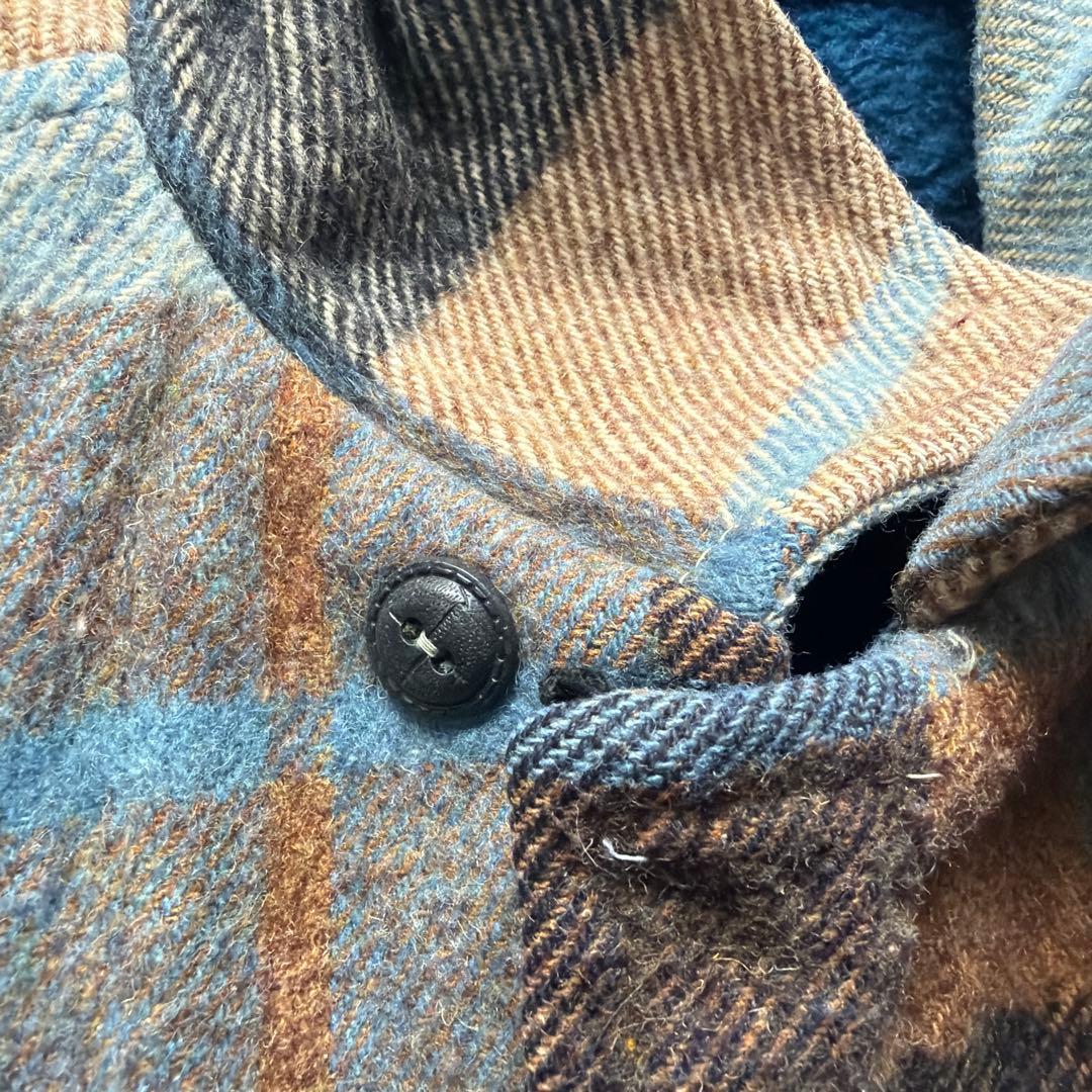 60s Vintage ウールジャケット　チェック　L相当