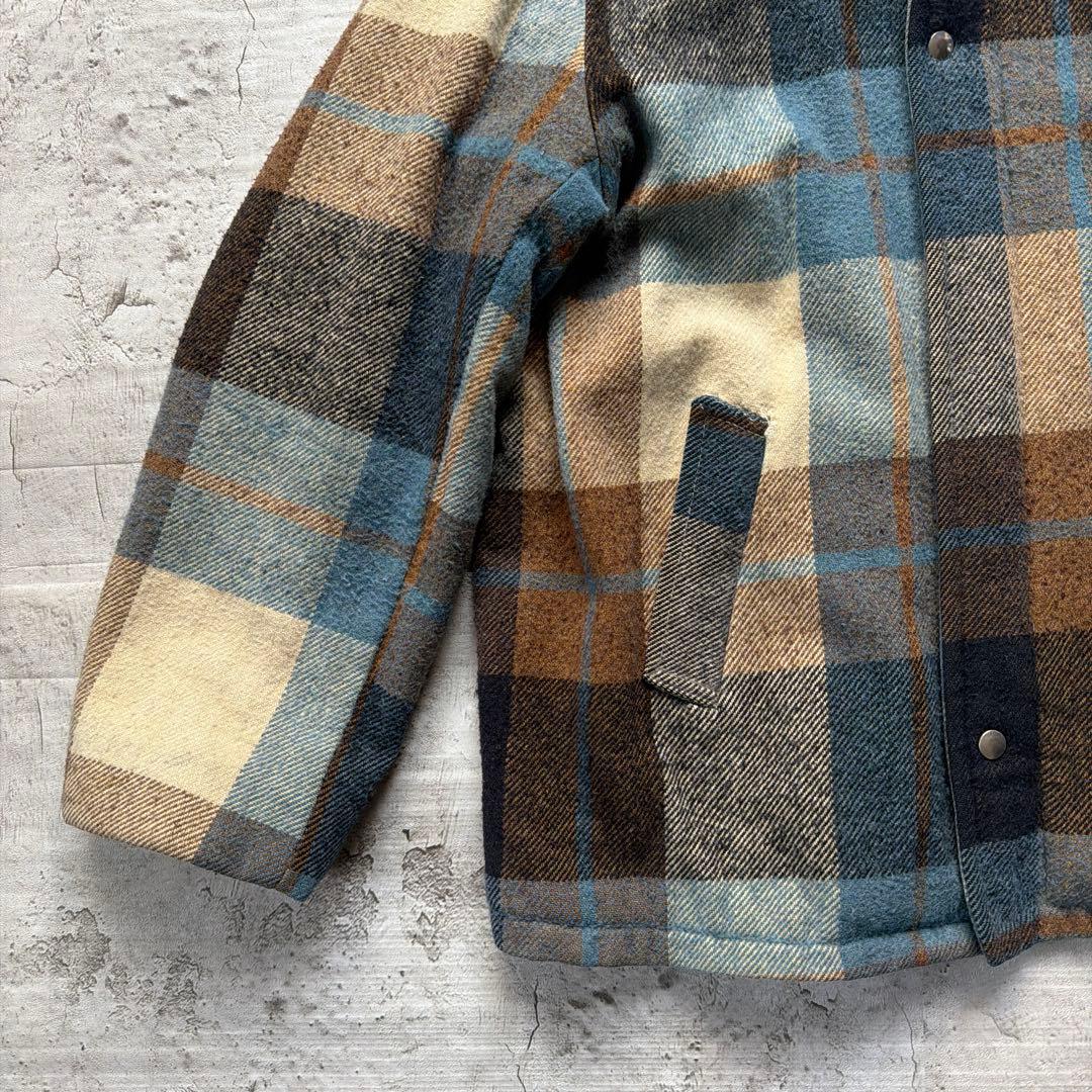 60s Vintage ウールジャケット　チェック　L相当
