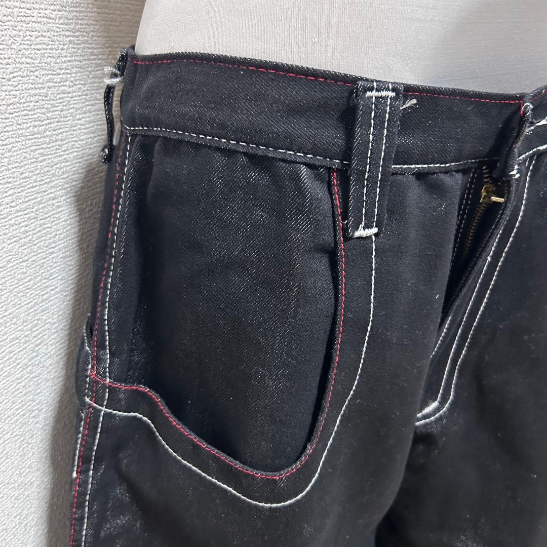 00s archive oxygen 光沢　刺繍パッチ　buggy denim