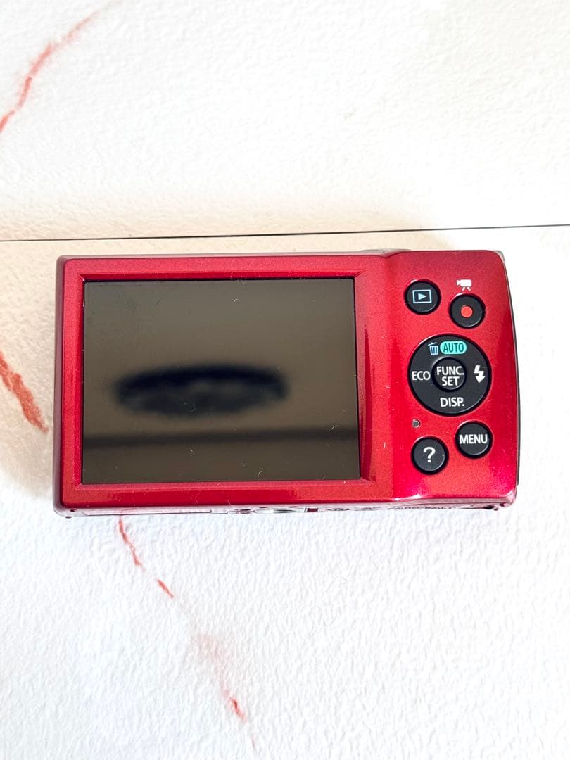 【美品】Canon IXY 120レッド 薄型軽量 コンパクトデジタルカメラ