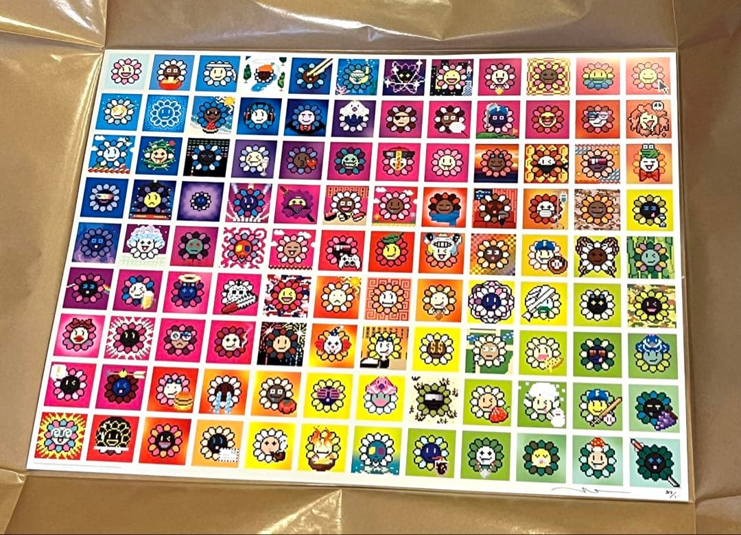 村上隆 ED300 ポスター作品 108つ煩悩 MURAKAMI.FLOWERS