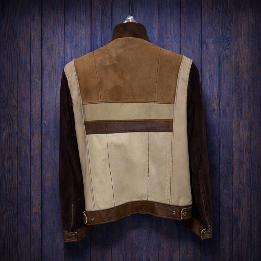 希少 DOLCE&GABBANA ドルチェ&ガッバーナ レザージャケット 50