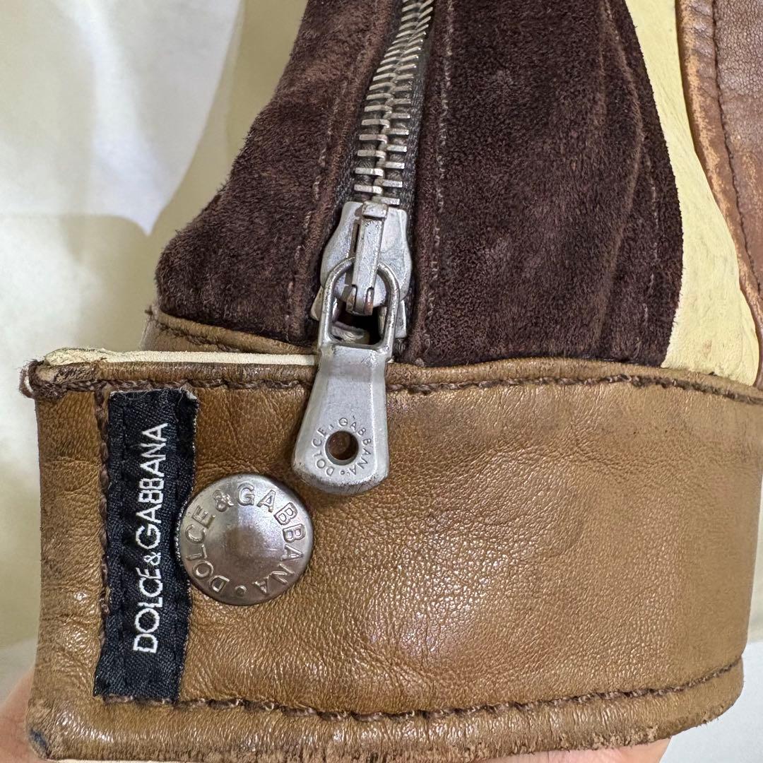 希少 DOLCE&GABBANA ドルチェ&ガッバーナ レザージャケット 50