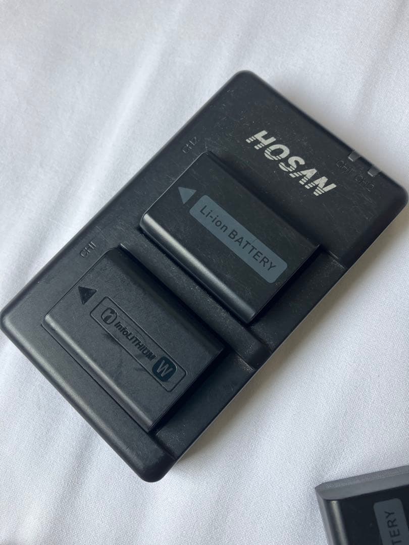 Sony ZV-E10 バッテリー×4個 マイク、充電器、ストラップ付き