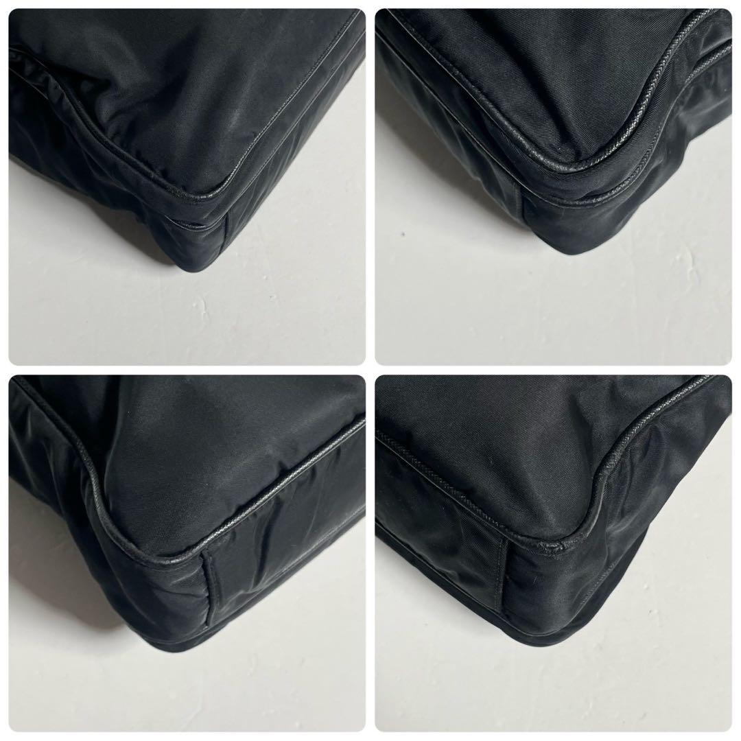 【近年モデル・美品✨】プラダ トートバッグ 2way 三角ロゴ ナイロン レザー