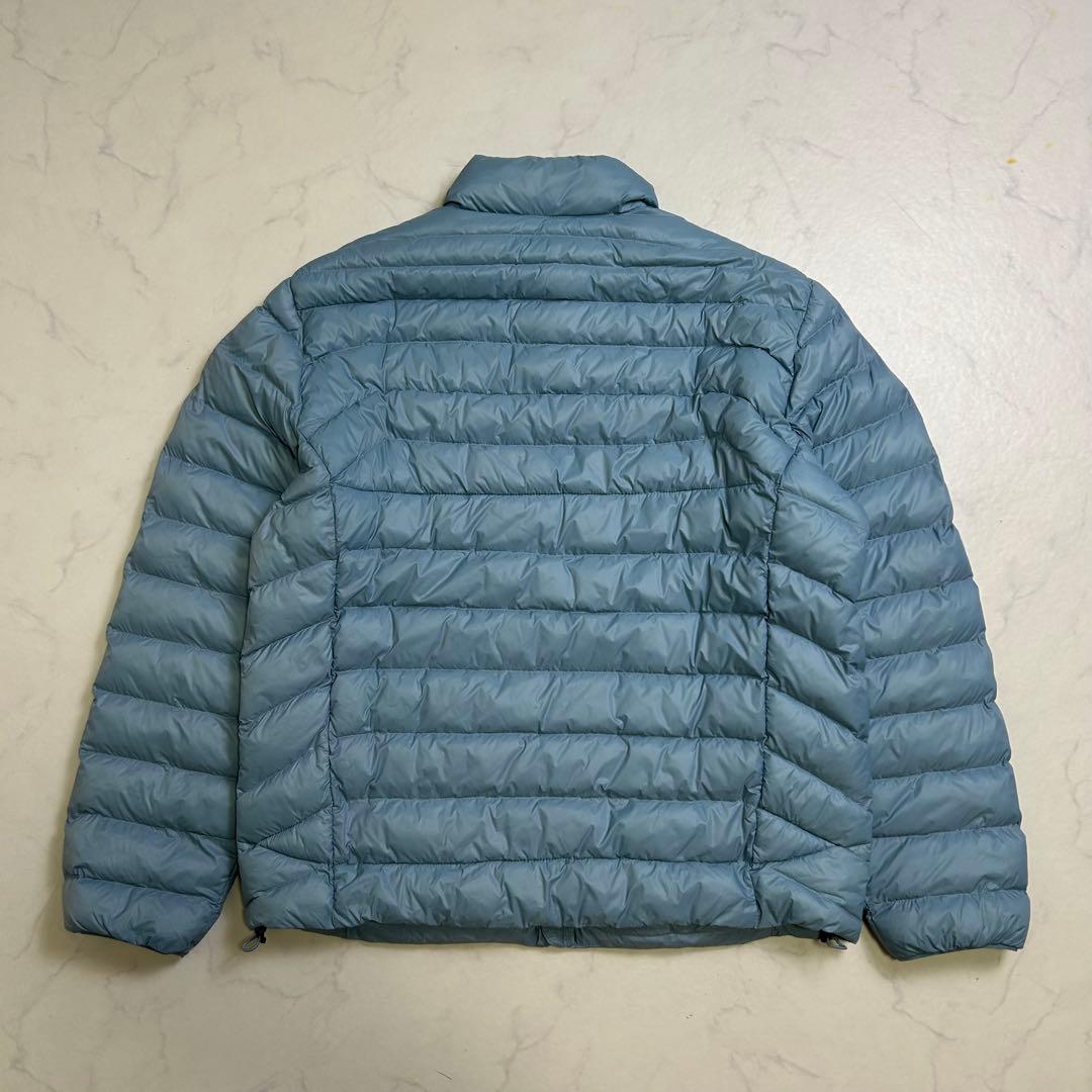 【美品】ポロラルフローレン 中綿ジャケット ブルー系 XL 刺繍ロゴ
