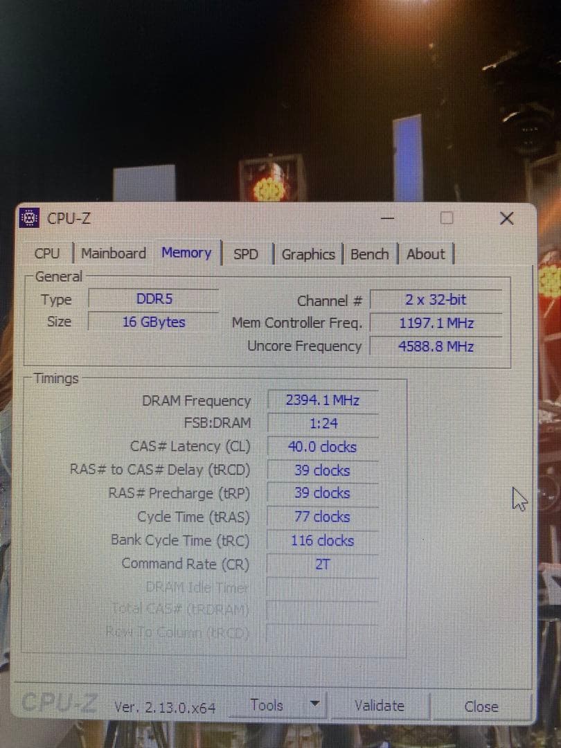 Crucial DDR5 16GB 4800MHzメモリ