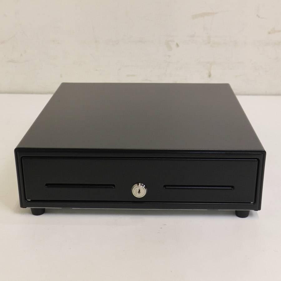 ２個セット未使用 NUSRATS 自動＆手動兼用 キャッシュドロア 黒 小型