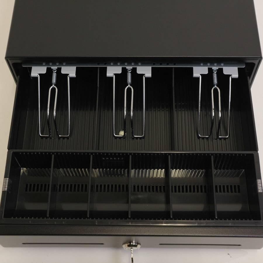 ２個セット未使用 NUSRATS 自動＆手動兼用 キャッシュドロア 黒 小型