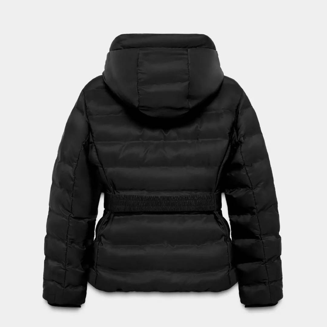 ZARA ダウンジャケット ブラック ベルト付き M