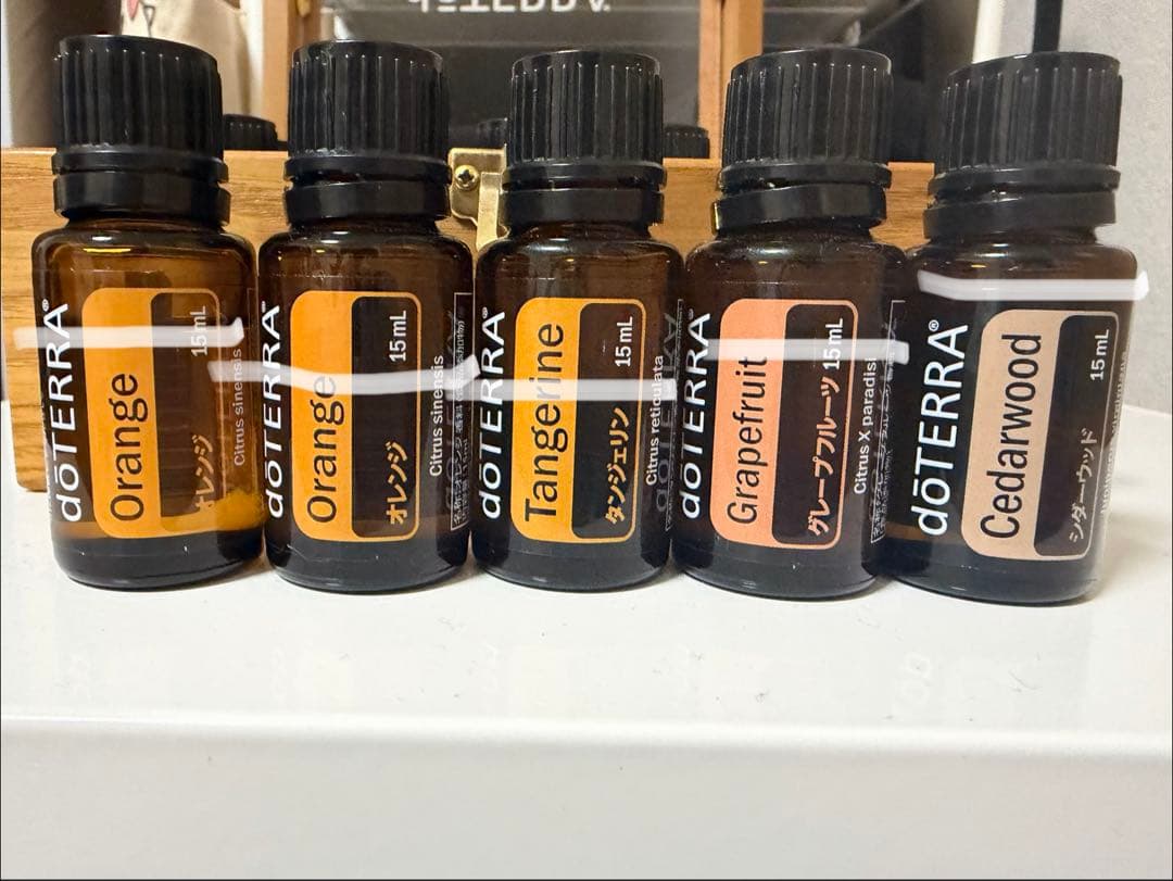 ☆sumomo☆doTERRA オイル16本、木箱まとめ売り