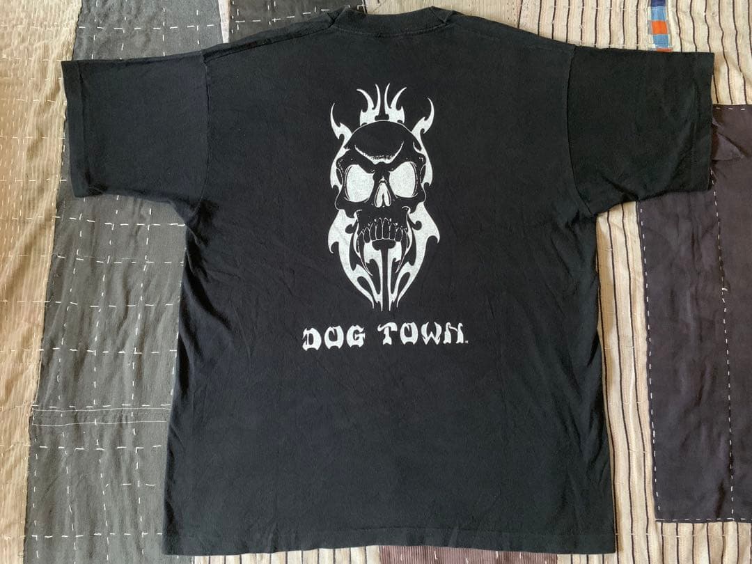 90s XL DOG TOWN vtg Tシャツ スカル トライバル skull