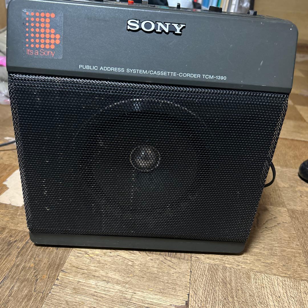 SONY カセットテープレコーダー TCM-1390 録音 再生機 拡声機能