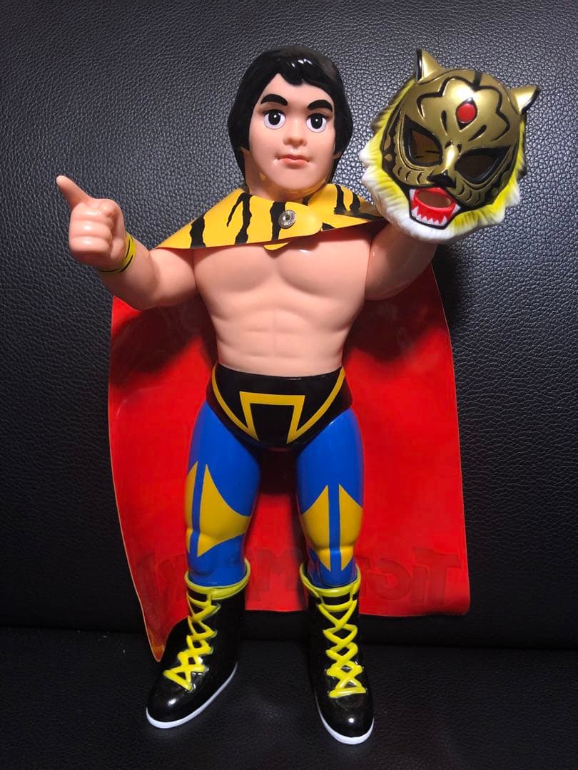 タイガーマスク ソフビ メディコム　sfs 面取れ　スタンダードサイズ