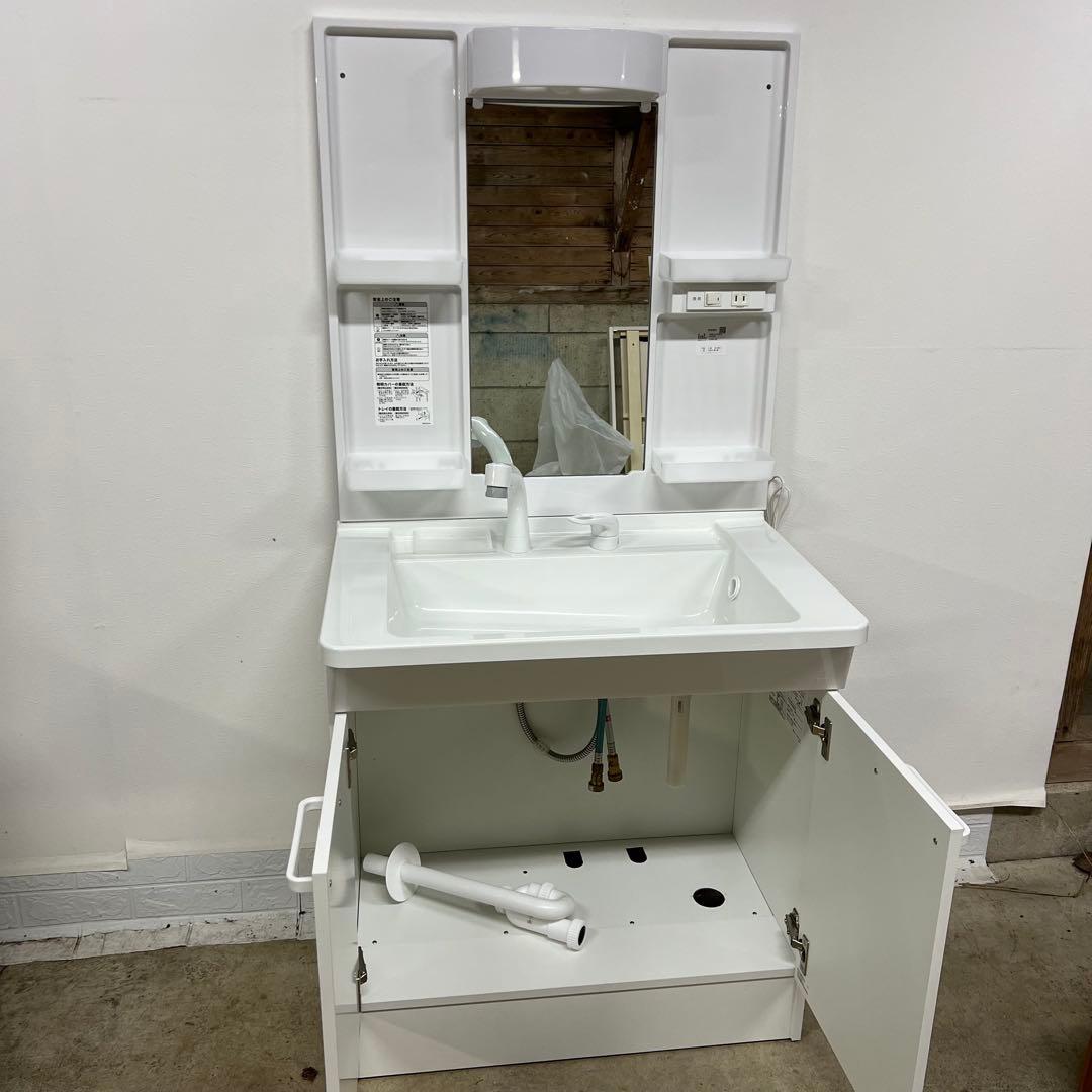 地域限定送料込み⭐︎TOTO 洗面化粧台 口750一面鏡高さ　1800mm 2枚扉