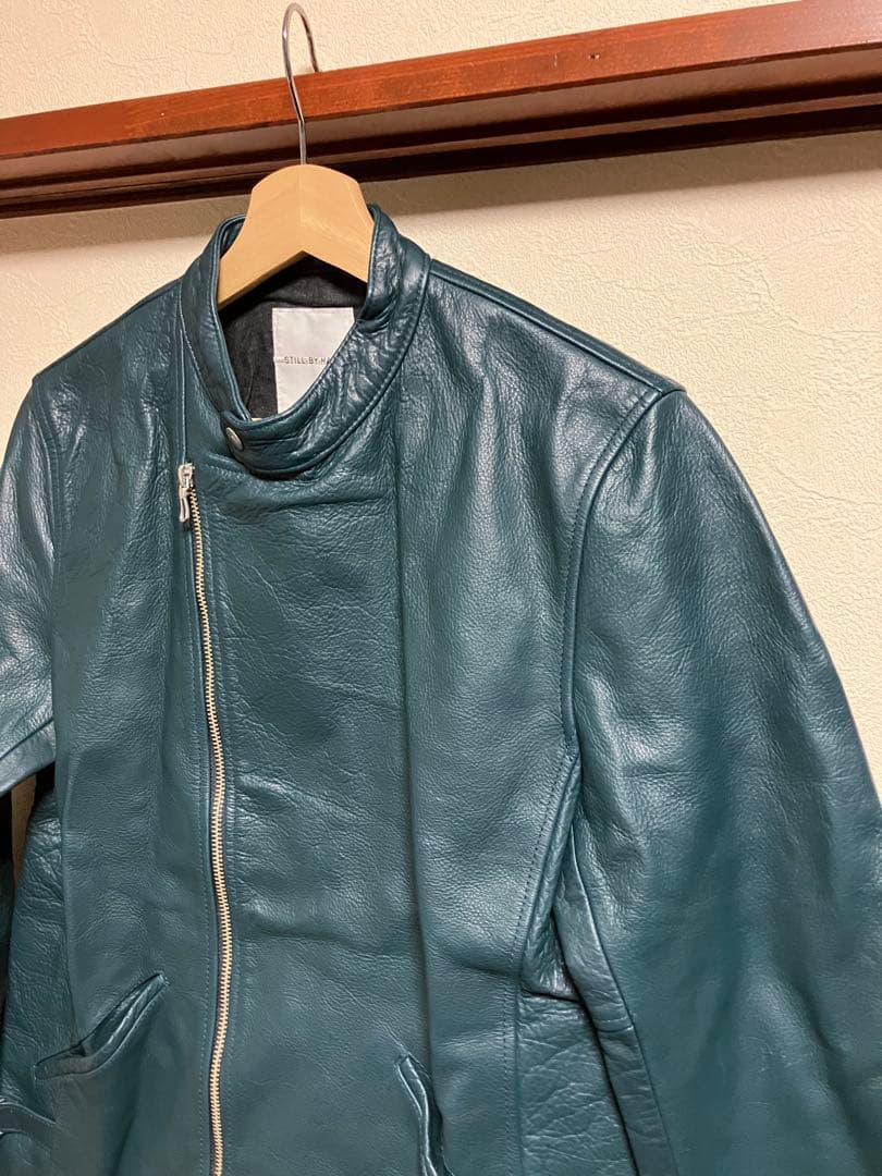 STILL BY HAND セミシングルレザーライダース