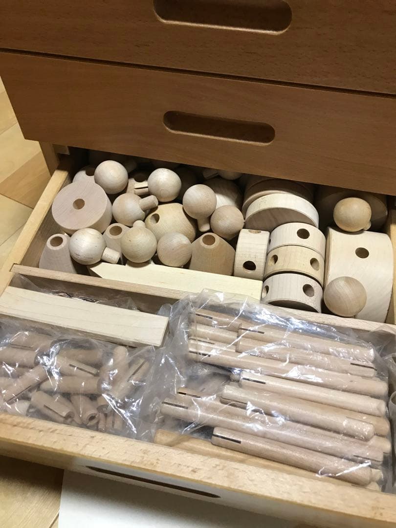 【大幅値下げ】GOETHE 木製組み立て玩具　ゲーテのくみ木