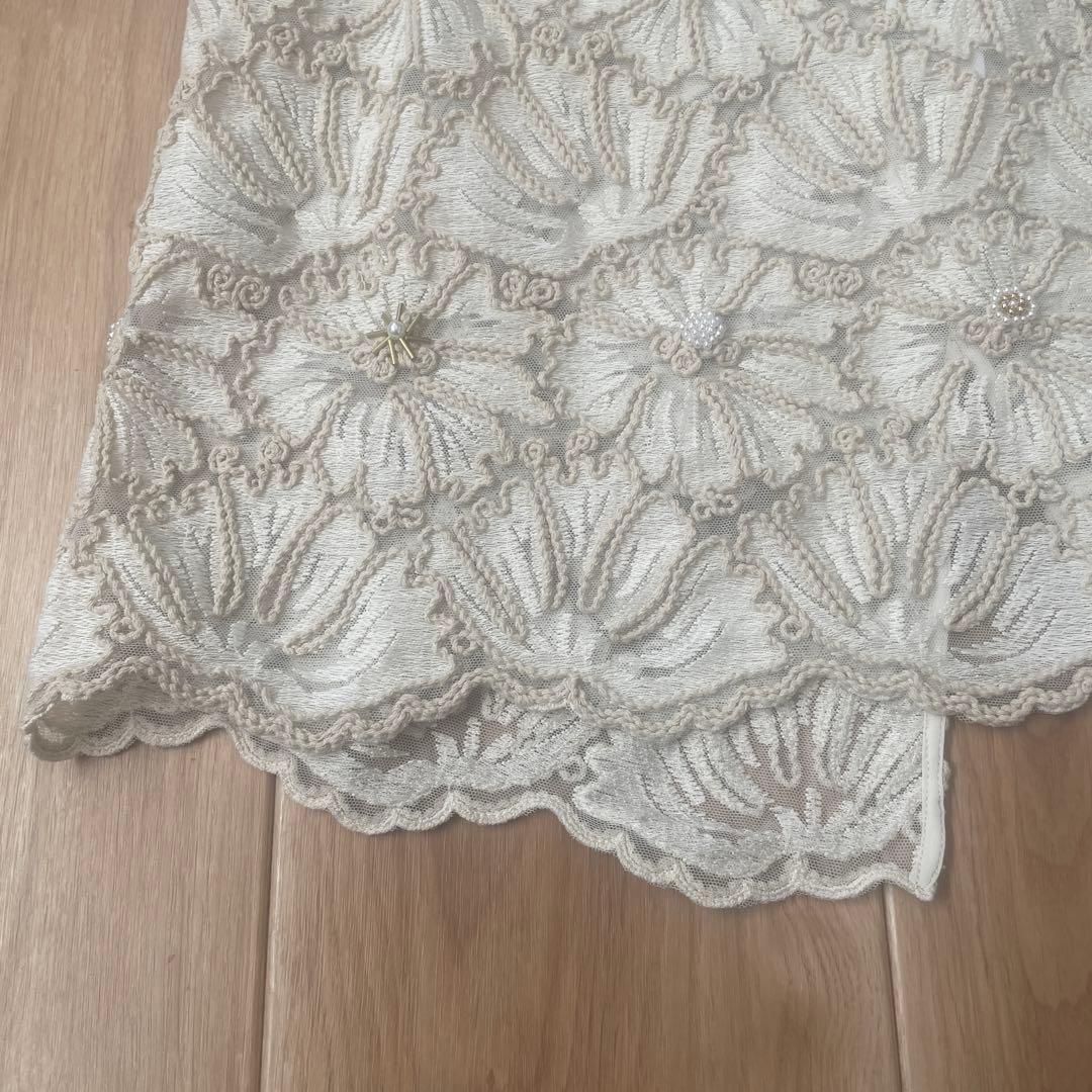 SALON adam et rope' フラワーレースキャミソール