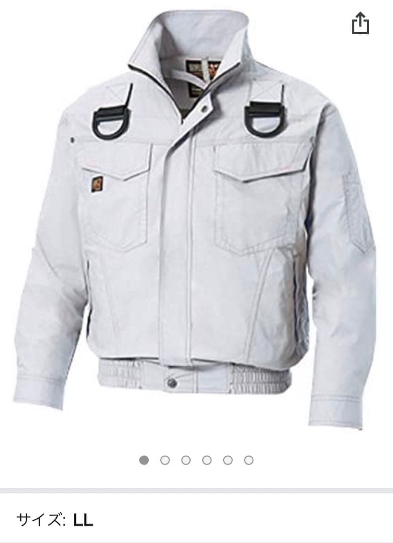 空調服、バッテリー、ファン　セット　フルハーネス用ブルゾン、空調服神服、ブルゾン