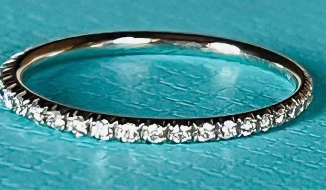 【鑑定必須・美品】ティファニー メトロ フルエタニティリング　（Gカード有り）