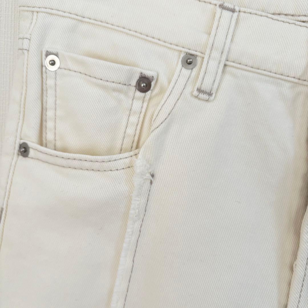 ラスト１【新品】Maison Margiela スキニー ホワイト デニム 36