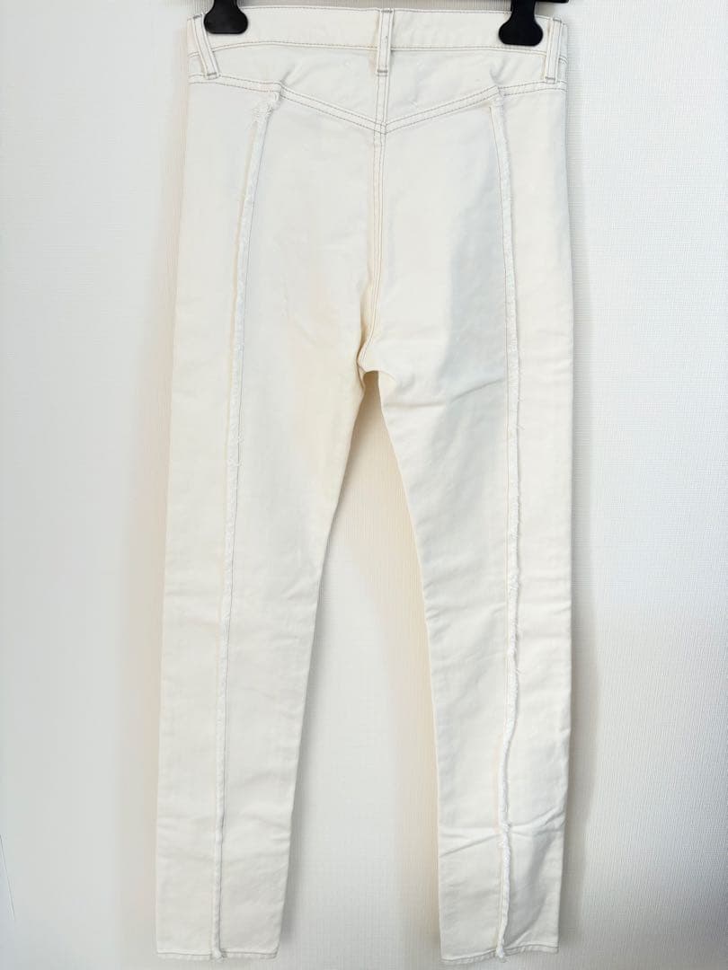 ラスト１【新品】Maison Margiela スキニー ホワイト デニム 36