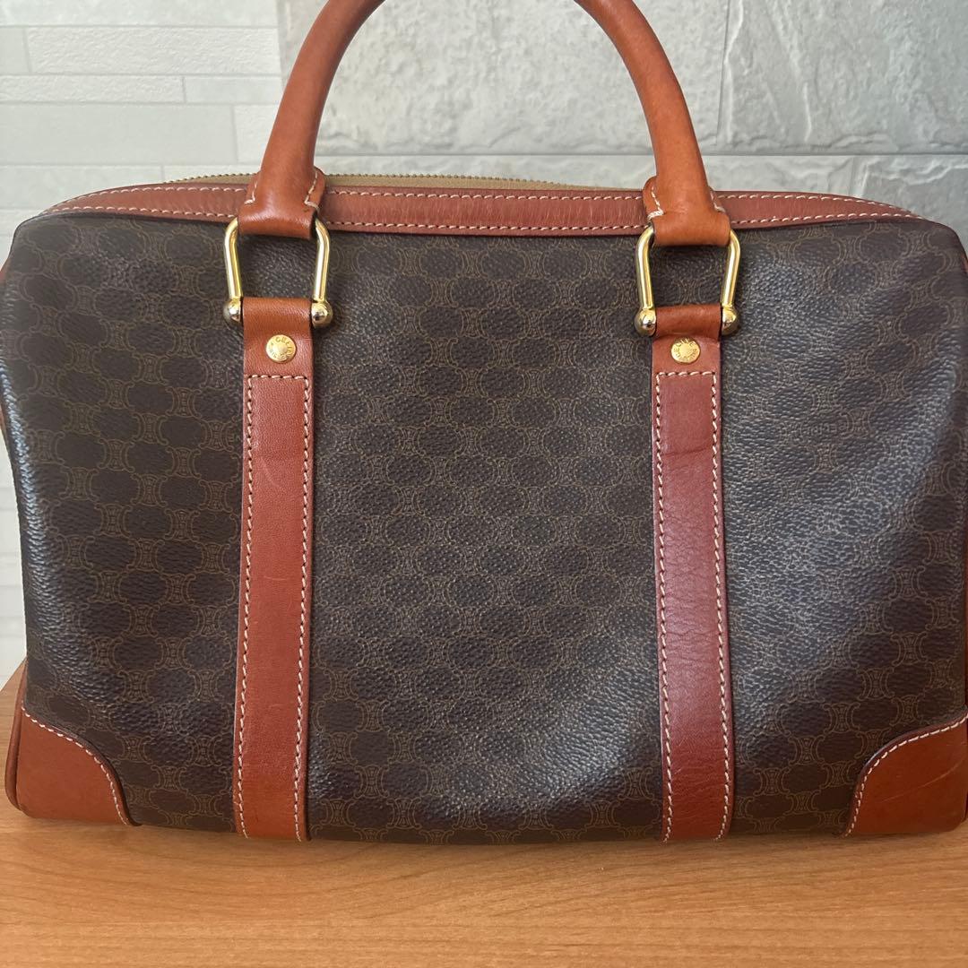 【美品】CELINE ボストンバッグ マカダム