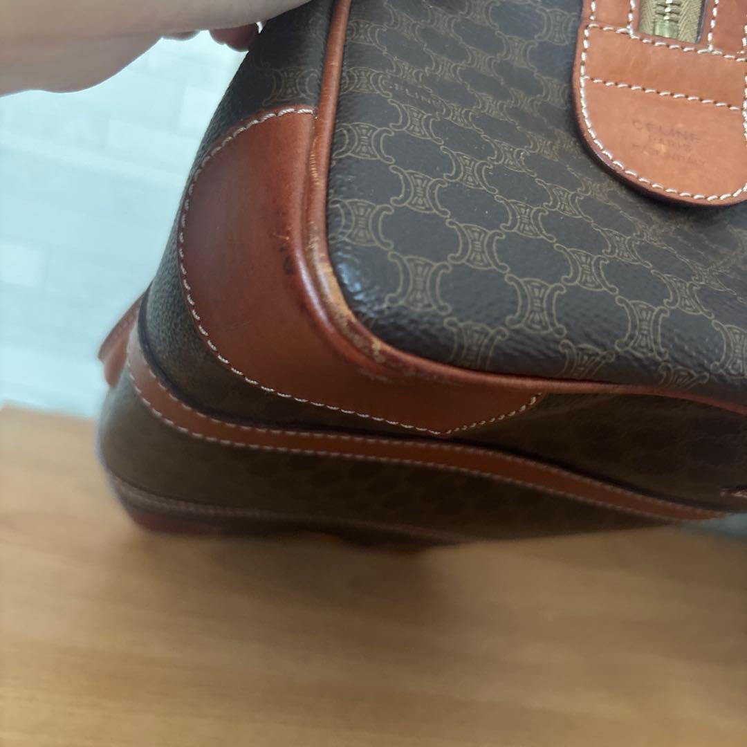 【美品】CELINE ボストンバッグ マカダム