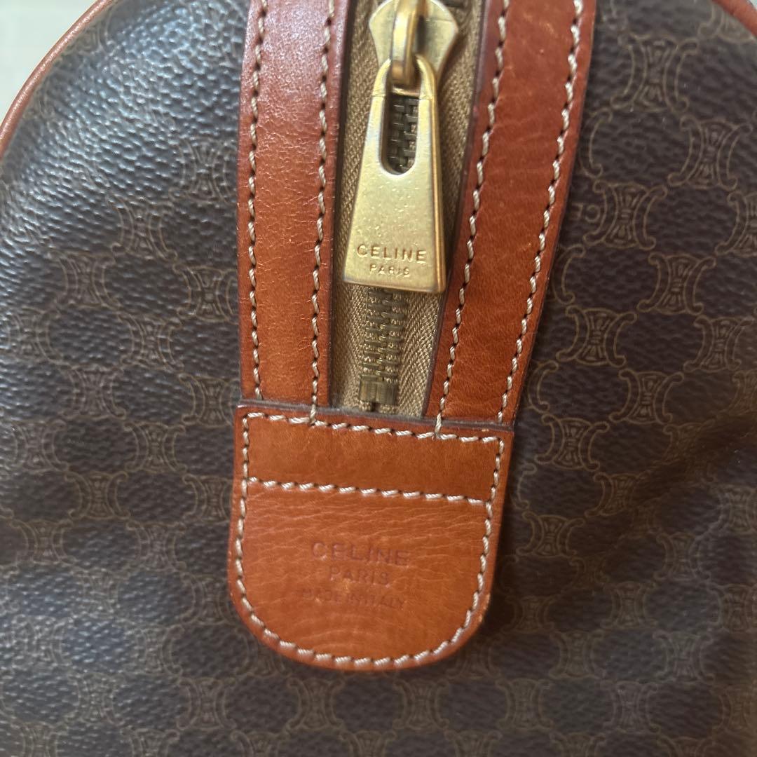 【美品】CELINE ボストンバッグ マカダム