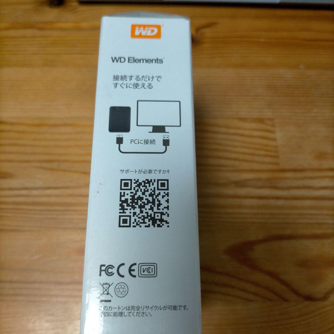 【新品】WD Elements 1TB ポータブルハードディスク