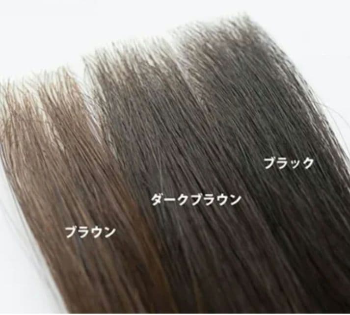 Raf.ラフ もみあげ ウィッグ 人毛100% ダークブラウン 左右セット