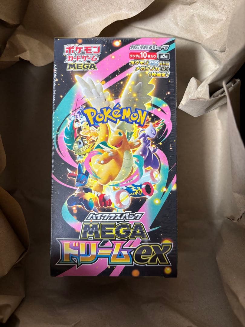 新品未開封 ポケモンカードMEGAドリームex BOX シュリンク付き