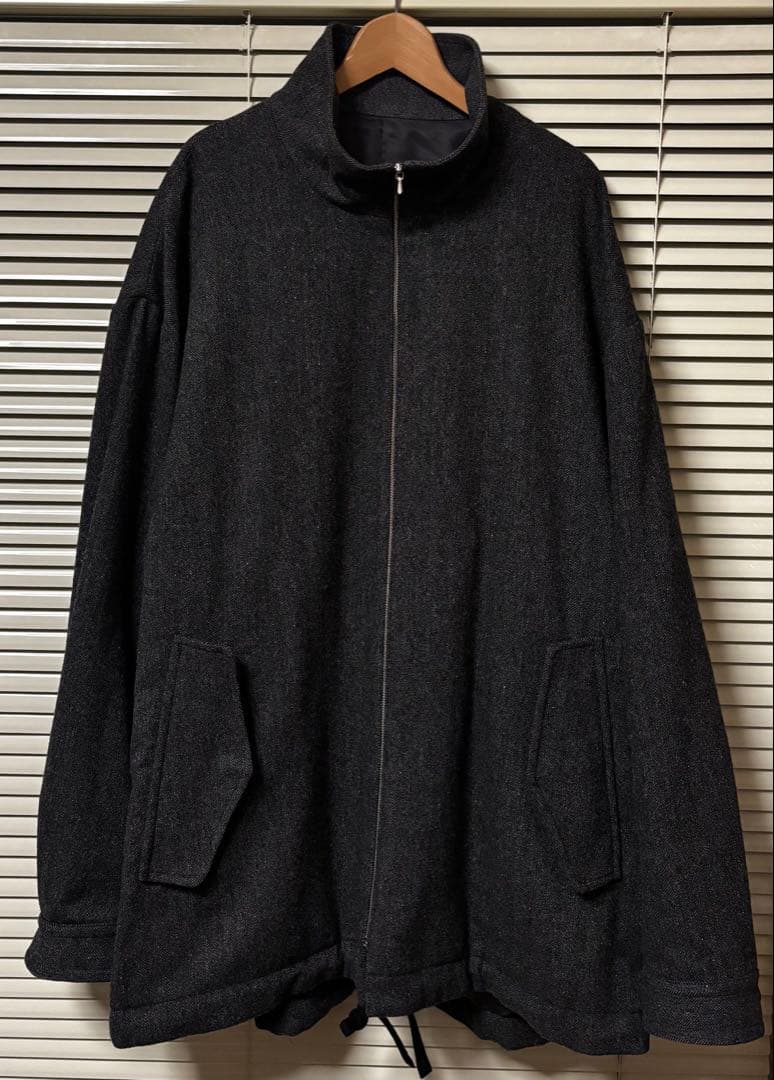 ジャケット・アウター Stein MELTON ZIP HALF COAT