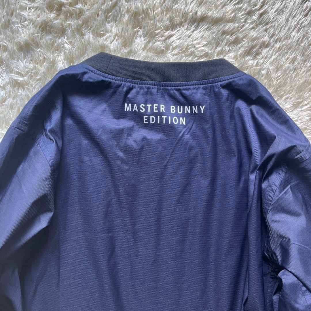美品　マスターバニーエディション　スニード　ゴルフ　ウィンドブレーカー　ネイビー