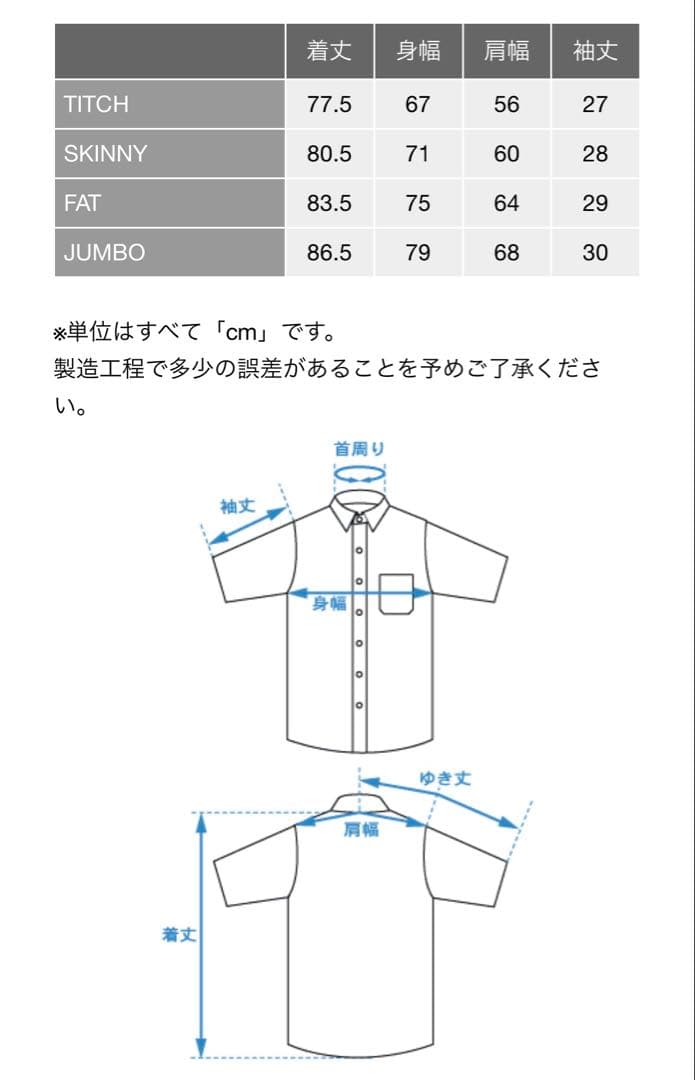 FAT 半袖　シャツ　I.S.\"M.S.G.\"