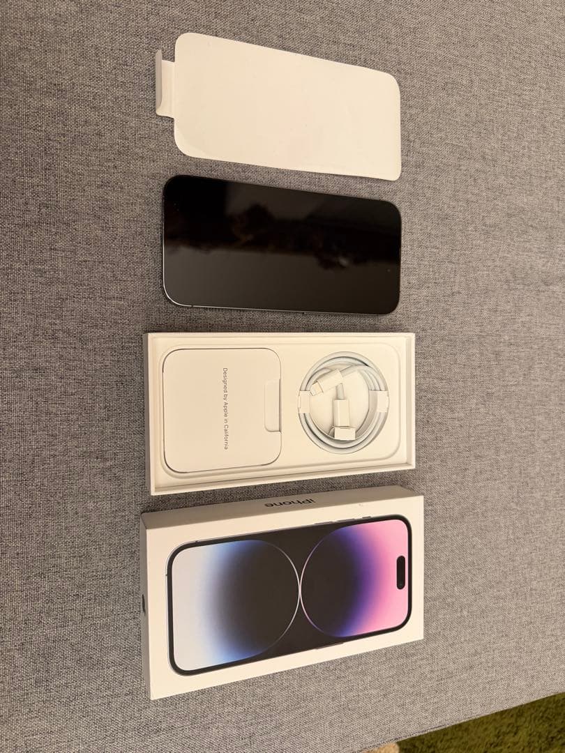 iPhone 14 Pro 128GB ディープパープル SIMフリー 美品