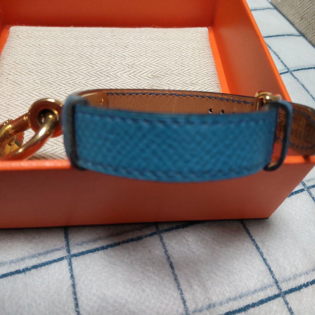 ♛ エルメス HERMÈS ケリーウォッチ 青・ ゴールド ♛