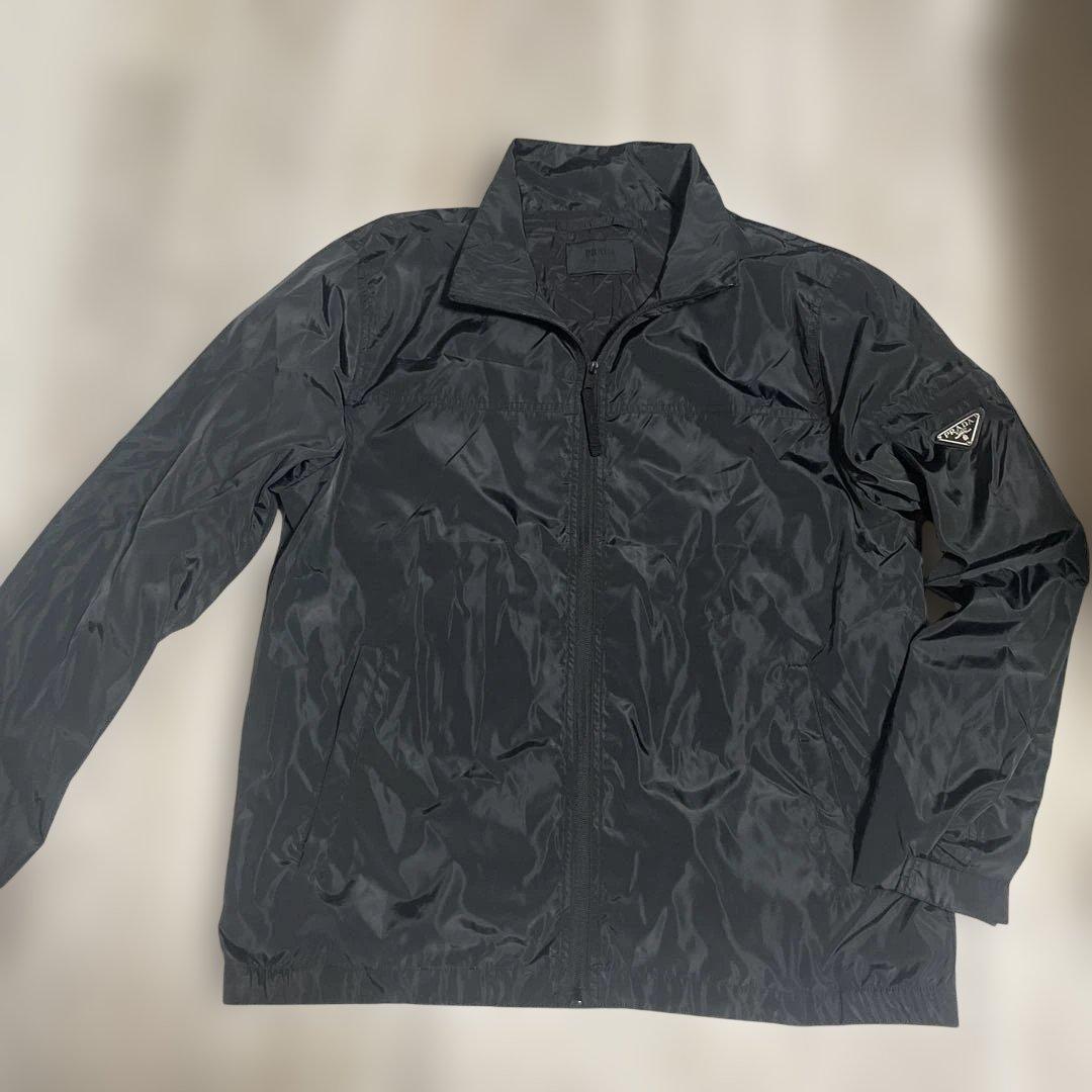 【美品】 PRADA プラダ 三角ロゴ アーカイブナイロンジャケット