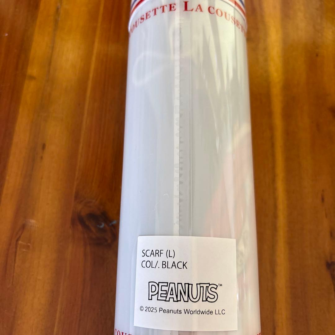ラクゼットLa cousetteスヌーピー (スカーフ L BLACK) バッグ