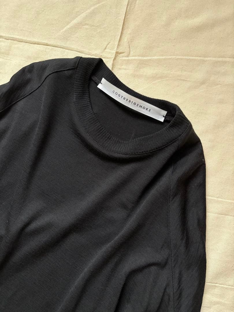 COG THE BIG SMOKE ニットプルオーバー　グレー、ブラック2点