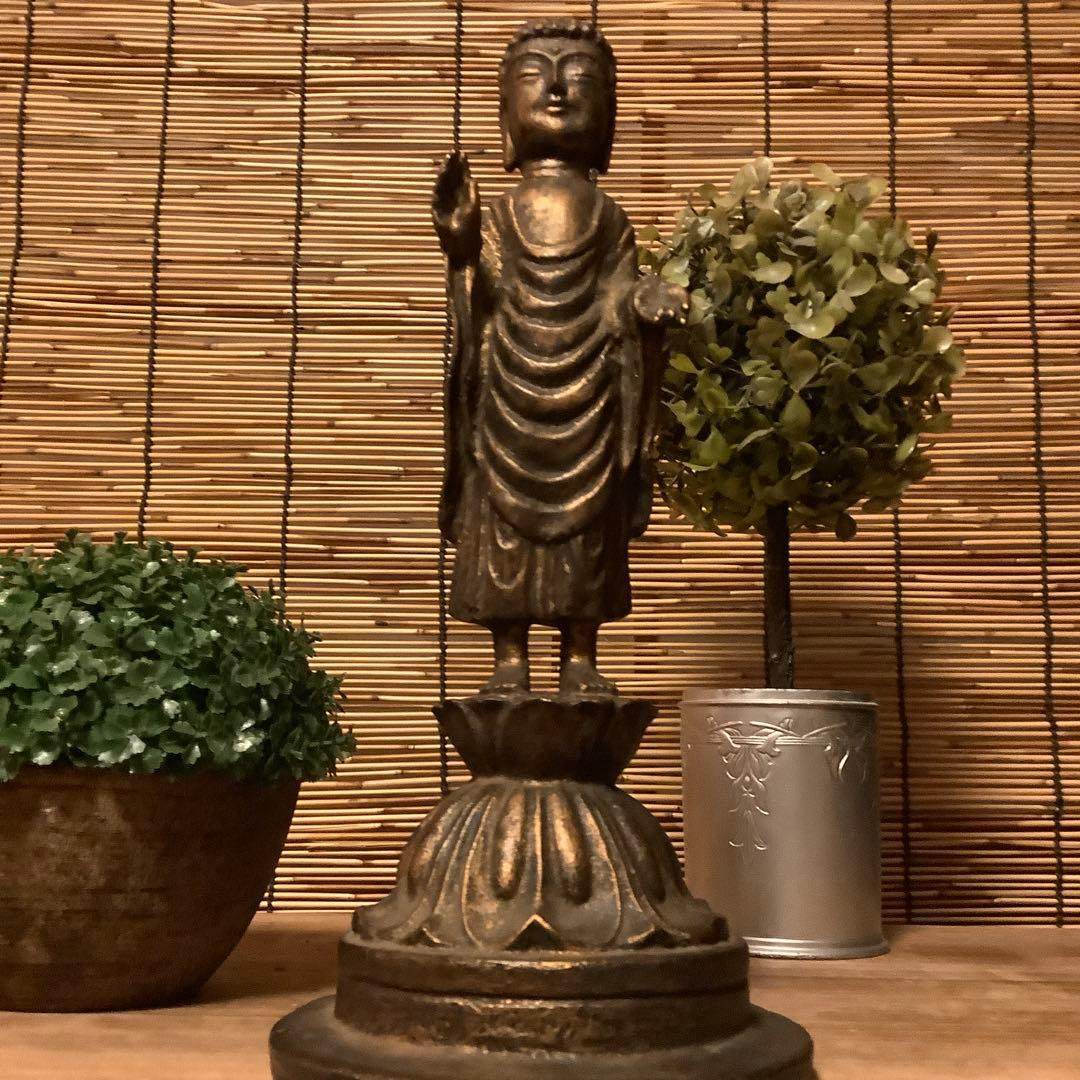 MacBook様keep 中国・古玩「本師本仏・阿弥陀如来」古代天然樹脂・古色