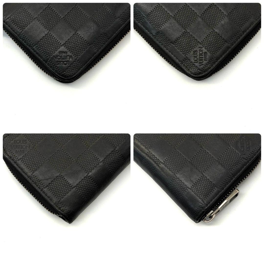 良品. ルイヴィトン ダミエアンフィニ ジッピーウォレット ヴェルティカル 財布