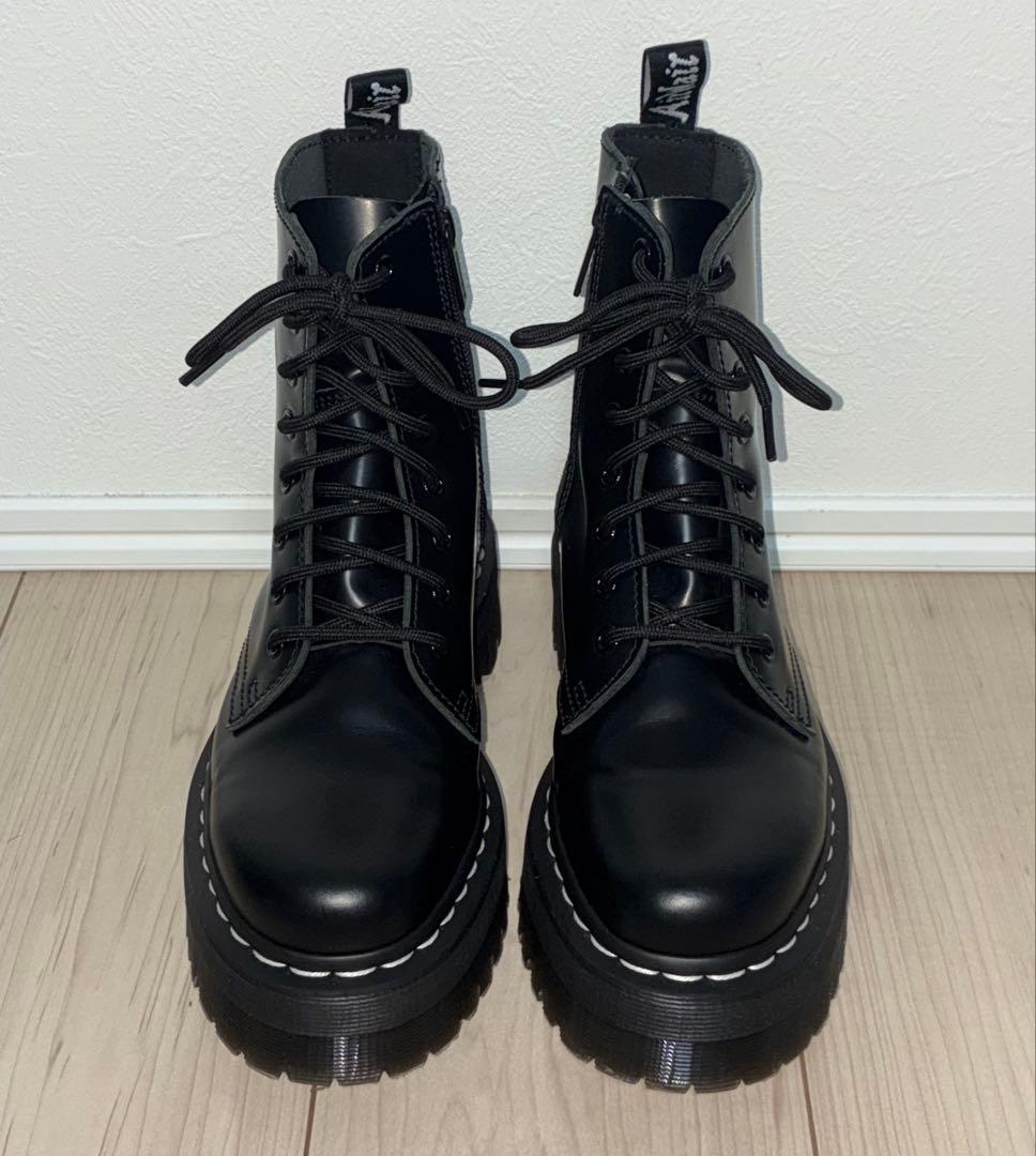 24cm 限定 美品 Dr.Martens JADON WS 厚底 ブーツ 黒