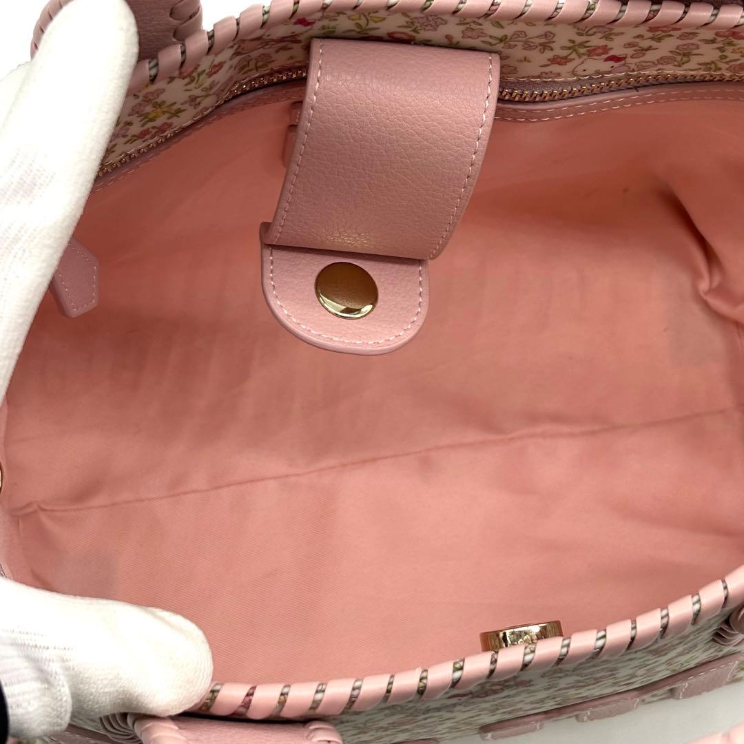 未使用級　希少　サマンサタバサ　ハローキティ50周年コラボ 2wayハンドバッグ