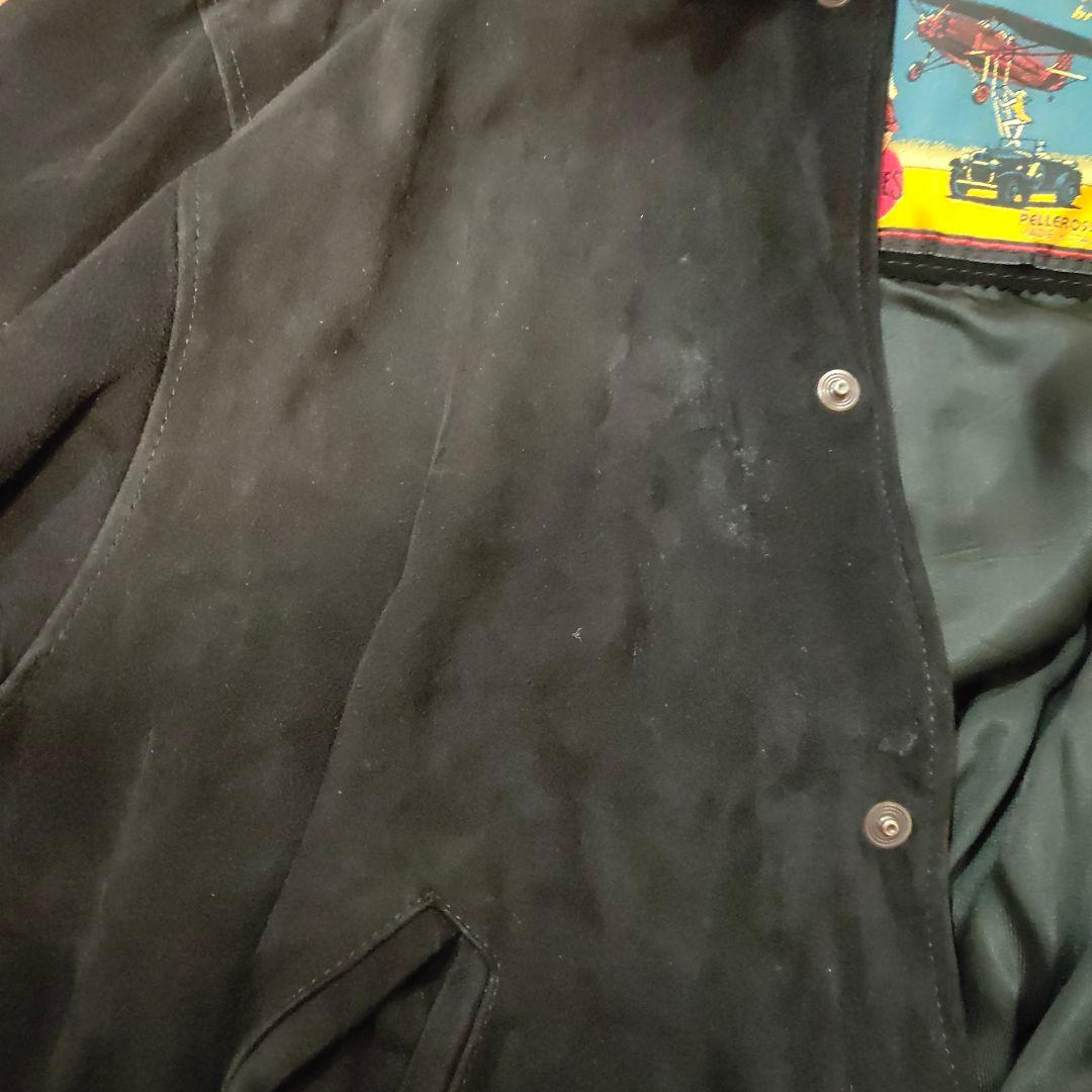 イタリア製ITALYスウェードジャケット本革　レザーブルゾン