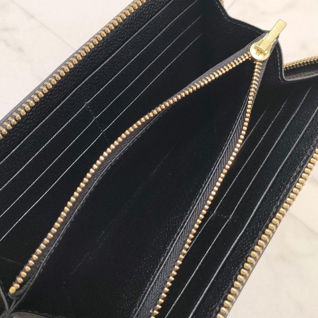 【未使用品】HushTug　ハッシュタグ　ピュアシュリンクレザー　長財布　ジップ