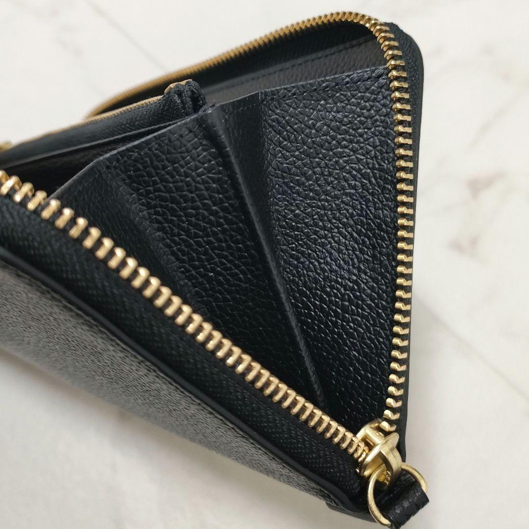 【未使用品】HushTug　ハッシュタグ　ピュアシュリンクレザー　長財布　ジップ